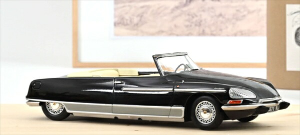 ミニカー 1/18 NOREV 1968 シトロエン DS パームビーチ・ガブリオレ 黒色 Citro?n DS 21 Palm Beach 1968【300台限定予約商品】|HOTTOYS ホットトイズ