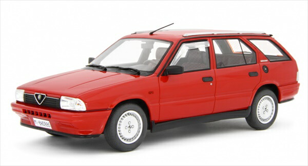 ミニカー 1/18 1988 アルファロメオ アルファ33 運動競技手押し車 赤いこと ALFA ROMEO ALFA 33 1.7 SPORT WAGON Q.V. 1988 LRM 押さえる取っておく商いもの