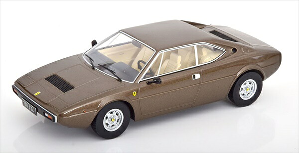 1/18　フェラーリ ミニカー　フェラーリディーノ　208GT4　1975　ブラウンメタ色　KKS　FERRARI - DINO 208 GT4 1975　限定予約商品｜HOTTOYS　ホットトイズ
