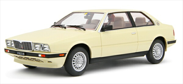 ミニカー 1/18 1982 マセラティ ビトゥルボ 象牙色色 MASERATI 2.0 BITURBO 1982 LRM【取っておく商いもの】