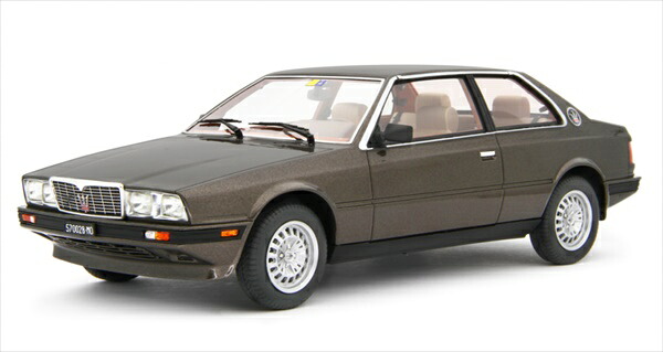 ミニカー 1/18 1982 マセラティ ビトゥルボ 鵞鳥メタ色 MASERATI 2.0 BITURBO 1982 LRM【取っておく商いもの】