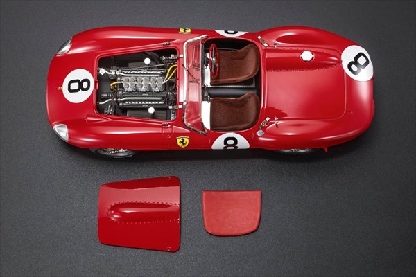Ｉｌａｒｉｏ　フェラーリ　Ｆ５１２Ｓ　１９７０年　モンツァ　No.４　レッド Ilario 1/43 Ferrari 250 GT LWB California Sebring Civile