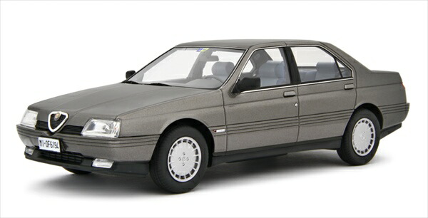 ミニカー アルファロメオ アルファ164 2.0 ツインぴかぴか光る 1987 鵞鳥メタ色  1/18 Alfa Romeo 164 2.0 Twin Spark 1987 LRM  取っておく商いもの