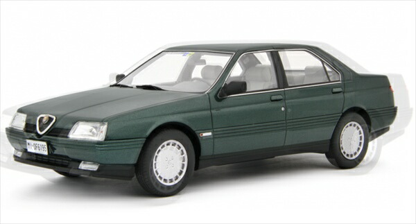ミニカー アルファロメオ アルファ164 2.0 ツインぴかぴか光る 1987 緑であること  1/18 Alfa Romeo 164 2.0 Twin Spark 1987 LRM  取っておく商いもの