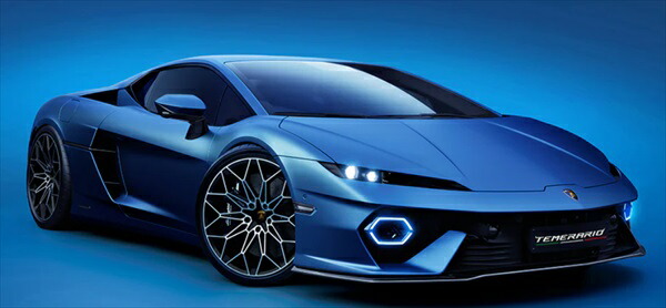 ミニカー 1/43 2024 ランボルギーニ テメラリオ つや消し青み色 押さえる LAMBORGHINI   2023 【取っておく商いもの】
