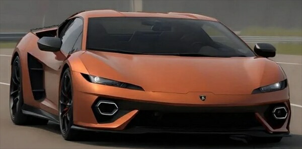 ミニカー 1/43 2024 ランボルギーニ テメラリオ オレンジ色色 押さえる LAMBORGHINI   2023 【取っておく商いもの】