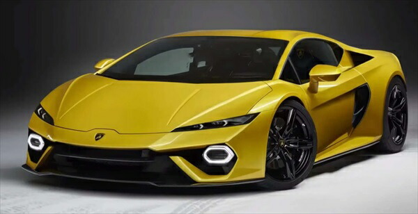 ミニカー 1/43 2024 ランボルギーニ テメラリオ 黄味がかった 押さえる LAMBORGHINI   2023 【取っておく商いもの】