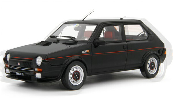 ミニカー 1/18 フィアット・リトモ 黒いこと Fiat Ritmo 105 TC 1981 LRM 取っておく商いもの