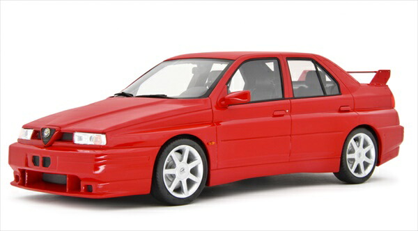 ミニカー 1/18 1993 アルファロメオ  155GTA 赤いこと ALFA ROMEO  Alfa Romeo 155 GTA Stradale 1993 Official Vers LRM 取っておく商いもの