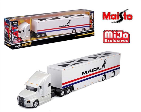 楽天市場】ミニカー 1/64 トレーラートラック 白 maisto Design