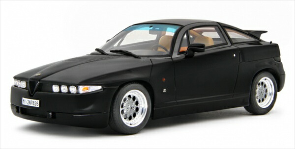 ミニカー 1/18 1989 アルファロメオ SZ 黒いこと Alfa Romeo SZ (Es 30) 1989 LRM 押さえる取っておく商いもの