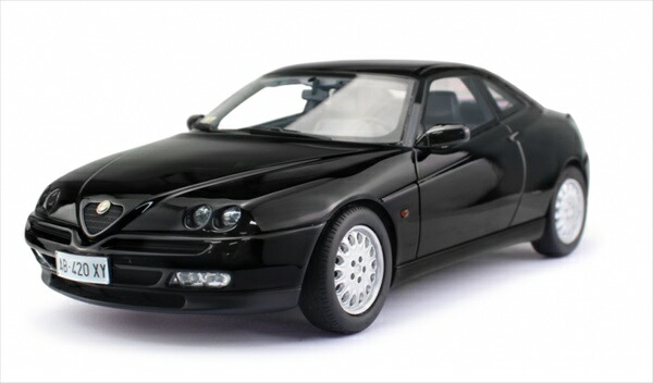 ミニカー 1/18 1995 アルファロメオ  アルファ ロメオ アルファ GTV 黒いこと  ツインぴかぴか光る LRM 押さえる取っておく商いもの