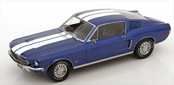 ミニカー 1/18 フォード マスタング 1968 ファストバック レッド 予約 KKDC181392 KK scale 1/18 フォード マスタング GT