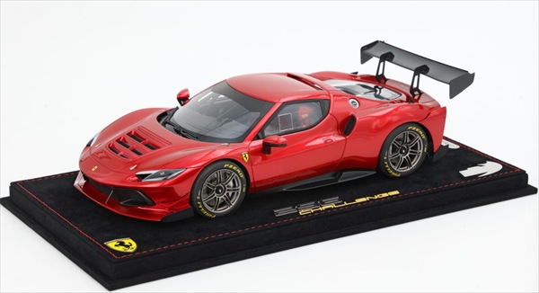 ミニカー 1/18 フェラーリ ミニカー フェラーリ 296 赤いこと 1/18 BBR Ferrari 296 Challenge【押さえる取って置く商いもの】