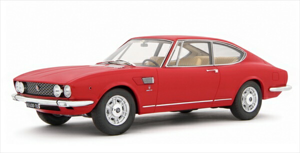 ミニカー 1/18 1967 フィアット・ディーノ 2000 赤いこと Fiat Dino Coup・・ 2000 1967 押さえる取っておく商いもの