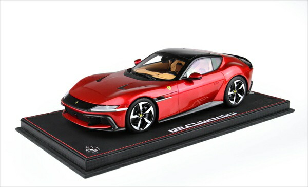 1/18 フェラーリ ミニカー フェラーリ  Ferrari 12Cilindri （見晴らし大屋根遣りくち）レッドメタリック色  FERRARI  12CILINDRI V12 830cv PANORAMIC ROOF 2024 BBR 押さえる48台取って置く商いもの