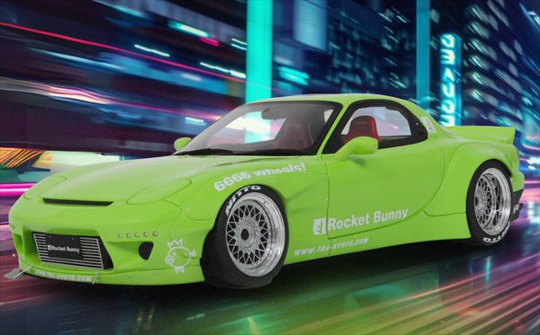 オートアートマツダRX-7 (FD) Tuned Version ミニカー 75968-1.jpg