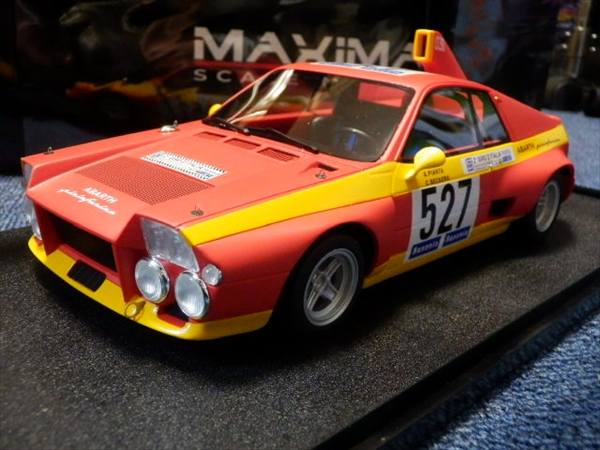 ミニカー 1/18 アバルト フィアット x1/9 ピニンファリナ #527 赤色 予約商品|HOTTOYS ホットトイズ