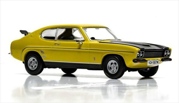 ミニカー CORGI 1/43 フォード・カプリ 黄色「TOP GEAR トップギア 番組登場車」Ford Capri MkI 3.0 GXL Daytona Yellow (Richard Hammond\'s The Smallest Cog)|HOTTOYS ホットトイズ