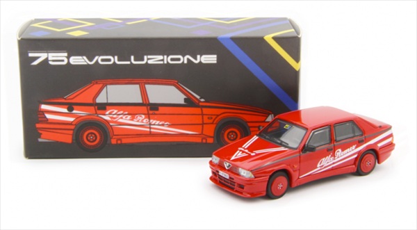 楽天市場】ミニカー 1/18 1987 アルファロメオ アルファ75 赤色 ALFA
