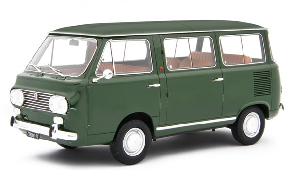 ミニカー 1/18 1965 命令850 バン 緑であること色 Fiat 850 Familiare 1965-76 命令 LRM 取っておく商いもの