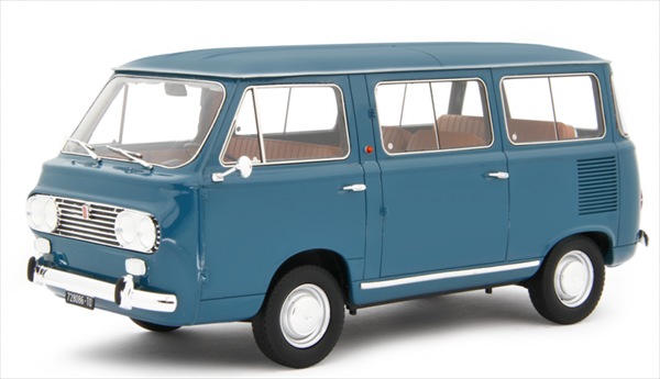 ミニカー 1/18 1965 命令850 バン 青味 Fiat 850 Familiare 1965-76 命令 LRM 取っておく商いもの