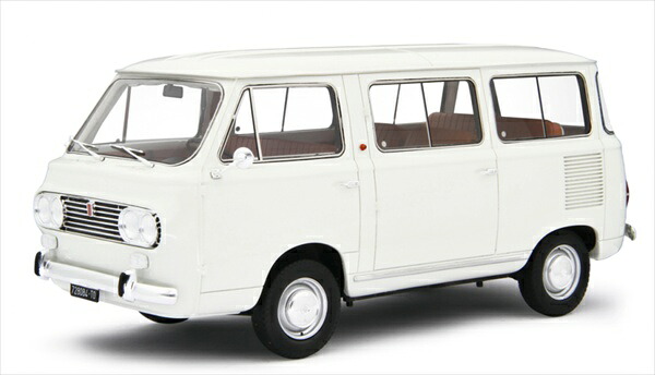 ミニカー 1/18 1965 命令850 バン 白いこと Fiat 850 Familiare 1965-76 命令 LRM 取っておく商いもの