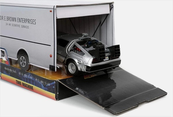 楽天市場】ミニカー バックトゥザフューチャー ジオラマセット