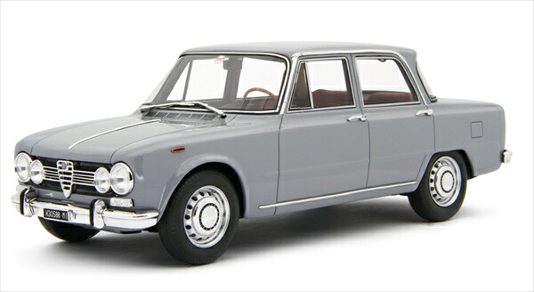 ミニカー 1/18 1969 アルファロメオ ジュリア百貨店 薄墨色色 Alfa Romeo Giulia Super 1969 LRM 押さえる取っておく商いもの