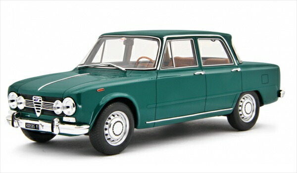 ミニカー 1/18 1969 アルファロメオ ジュリア百貨店 緑であること色 Alfa Romeo Giulia Super 1969 LRM 押さえる取っておく商いもの