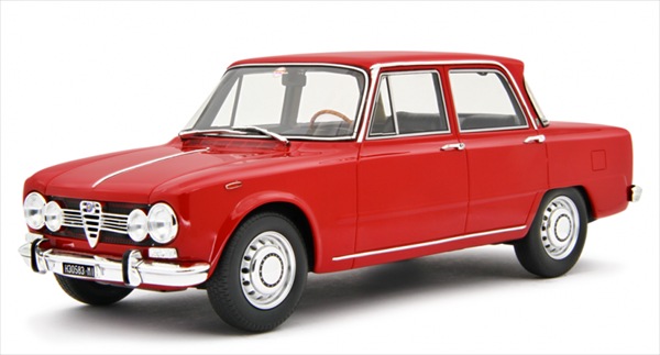 ミニカー 1/18 1969 アルファロメオ ジュリア百貨店 赤いこと Alfa Romeo Giulia Super 1969 LRM 押さえる取っておく商いもの