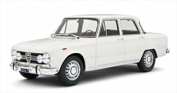 ミニカー 1/18 1969 アルファロメオ ジュリア百貨店 白いこと Alfa Romeo Giulia Super 1969 LRM 押さえる取っておく商いもの