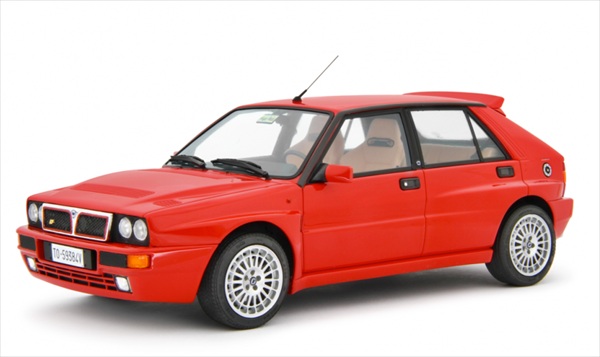 ミニカー 1/18 1994 ランチアデルタ HF インテグラーレ Evo II 赤いこと（人並み外れた押さえる模範例） Lancia Delta HF Integrale Evo II 1992-94 LRM 押さえる取っておく商いもの（舞台の袖角度自然調整付き添い人）