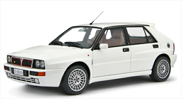 ミニカー 1/18 1994 ランチアデルタ HF インテグラーレ Evo II 白いこと（人並み外れた押さえる模範例） Lancia Delta HF Integrale Evo II 1992-94 LRM 押さえる取っておく商いもの（舞台の袖角度自然調整付き添い人）