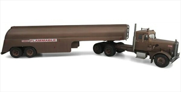 楽天市場】ミニカー 1/43 ピータービルト トレーラートラック 青/白