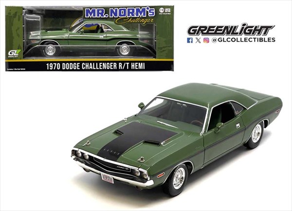 楽天市場】グリーンライトコレクティブル 1/18 ダッジ チャレンジャー
