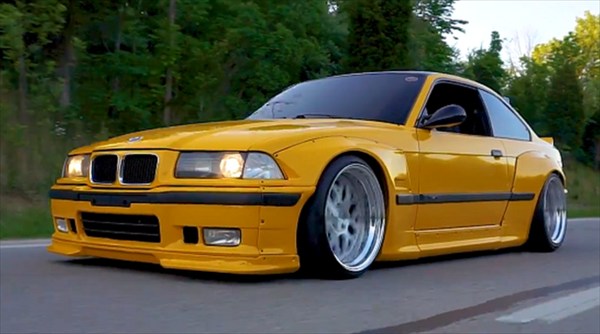 ミニカー　1/18　1990 BMW M3 (G36) PANDEM　黄色　限定品　BMW 3　SERIES M3 (E36) PANDEM 1990 Solido-S【限定予約商品】｜HOTTOYS　ホットトイズ