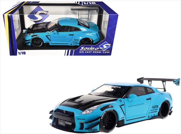 楽天市場】ミニカー 1/18 GTR LBワークス 紫色 GT-R (R35) Liberty