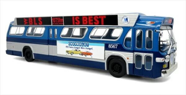 ミニカー 1/43 2階建てバス 1963 GM TDH-5303 Transit Bus: MTA New York City 1963 IconicReplicas【取っておく商いもの】