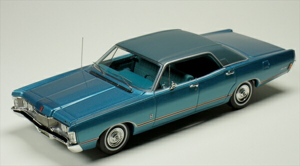 ミニカー 1/43 1968 マーキュリー・ブロアム 青みメタ色 MERCURY - BROUGHAM 1968 GOLDVARG COLLECTION 取っておく商いもの