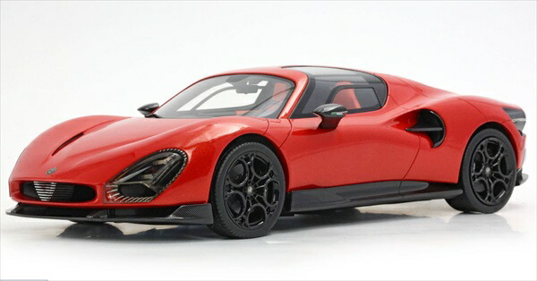 ミニカー 1/18 2025 アルファロメオ 33 ストラダーレ 赤いこと Alfa Romeo 33 Coup・・ Stradale  ALFA ROMEO - 33 STRADALE 2025 BBR-S 押さえる取って置く商いもの