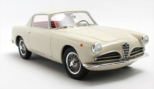 ミニカー　1/18　1955　アルファロメオ 1900C　SSクーペ　白色　ALFA ROMEO - 1900C SS TOURING COUPE 1955　Cult models　限定予約商品｜HOTTOYS　ホットトイズ