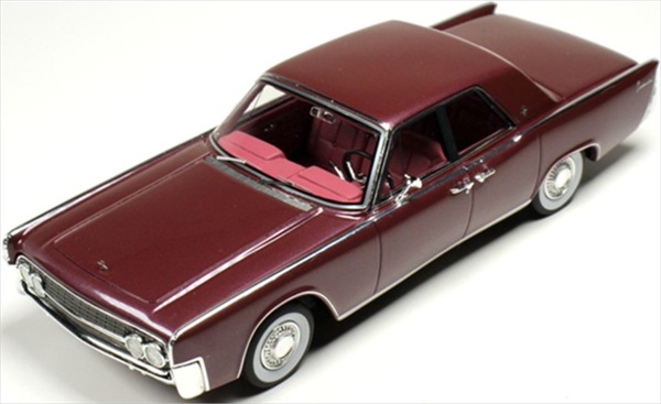 ミニカー 1/43 1962 エイブラハム・リンカーン・コンチネンタル 赤いことメタ色 LINCOLN - CONTINENTAL 1962 GOLDVARG COLLECTION 取っておく商いもの