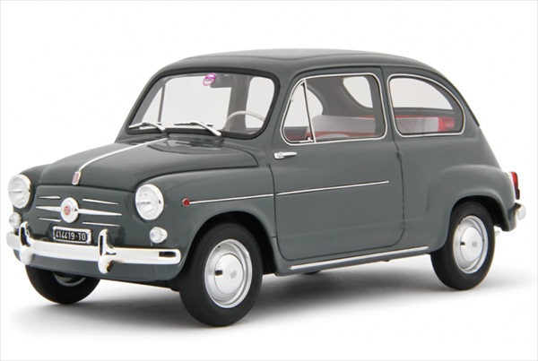ミニカー 1/18 命令 600D 薄墨色色 Fiat 600D Berilna 1960-64 LRM 取っておく商いもの