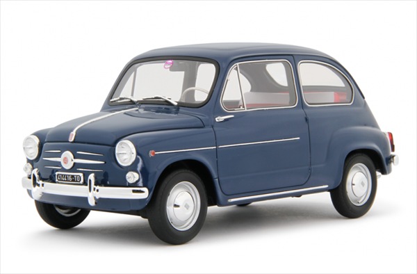 ミニカー 1/18 命令 600D 青味 Fiat 600D Berilna 1960-64 LRM 取っておく商いもの