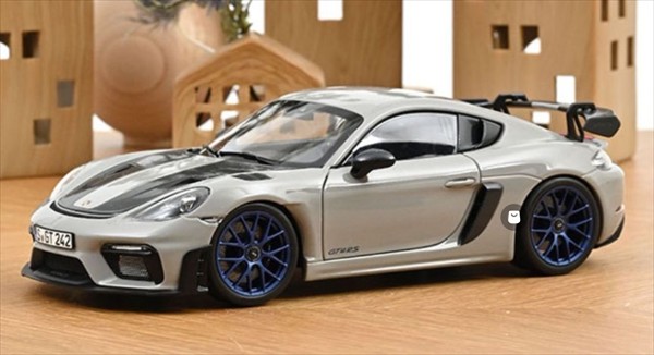 ミニカー 1/18 ポルシェ 718 ケイマン GT4 RS グレー色 Porsche 718 CAYMAN GT4 RS WEISSACH PACKAGE 2023 NOREV【特別限定品】|HOTTOYS ホットトイズ