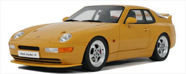 ミニカー 1/18 ポルシェ 968 ターボS 1993 黄味がかった PORSCHE - 968 TURBO S COUPE 1993 GTSpirit-S押さえる【人並み外れた押さえる品】