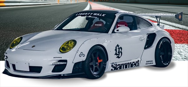 ミニカー 1/18 2024 ポルシェ 911 997 ターボ LBWorks 白いこと 1/18 PORSCHE - 911 997 TURBO COUPE LB WORKS 2024  GTSpirit-S押さえる【取っておく商いもの】