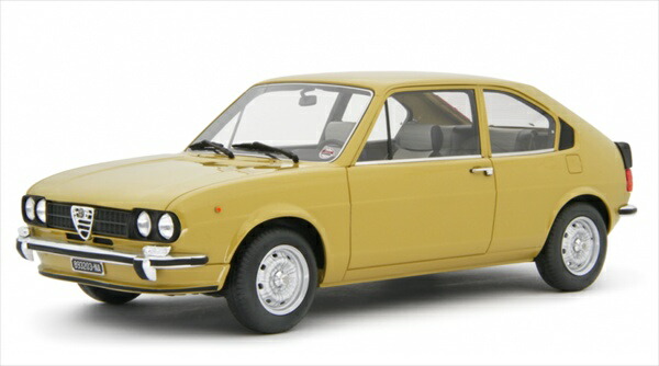 ミニカー 1/18 1974 アルファロメオ アルファスッド やまぶき色 Alfa Romeo Alfasud TI 1974 LRM 押さえる取っておく商いもの