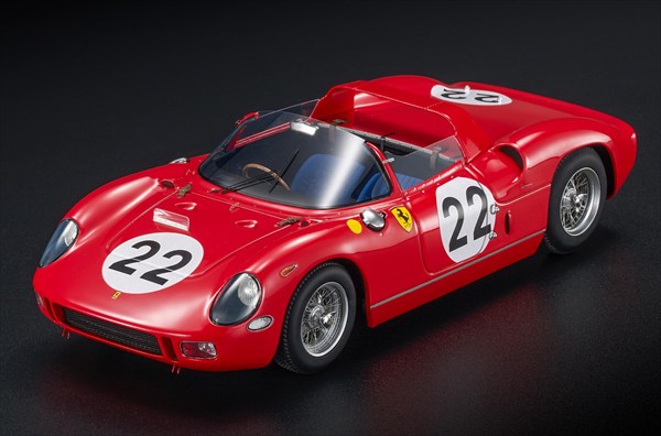 ミニカー フェラーリ 1/18 フェラーリ 275P スパイダー #22 赤 FERRARI - 275P SPIDER 3.3L V12 TEAM FERRARI SPA SEFAC N 22 24h LE MANS 1964 GIANCARLO BAGHETTI - UMBERTO MAGLIOLI TOPMARQUES 限定予約商品|HOTTOYS ホットトイズ